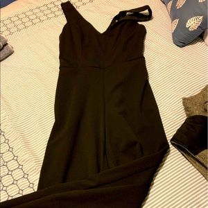 Black pantsuit